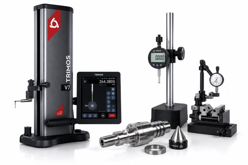 Trimos V7 height gauge and precision quality inspection equipment